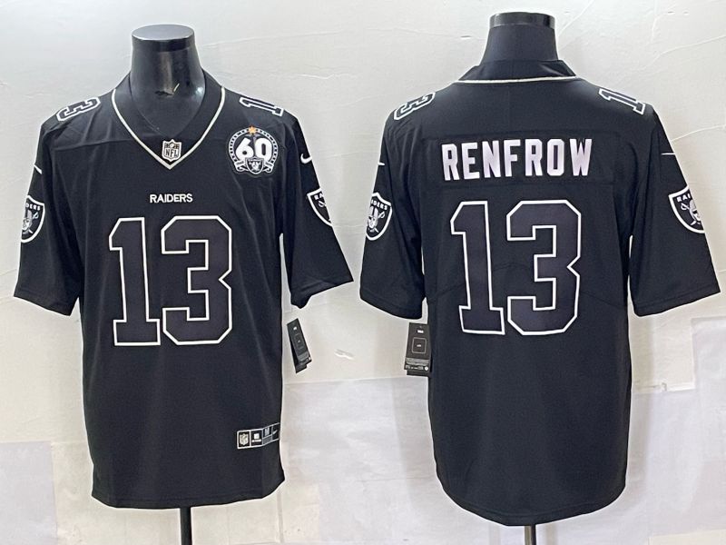 Men Oakland Raiders 13 Renfrow Black Nike 2025 Limited NFL Jersey 002